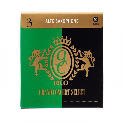 Трость для альт саксофона D'ADDARIO RGC10ASX300 Grand Concert Select - Alto Sax # 3.0 - 10 Pack - JCS.UA