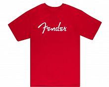 Футболка FENDER T-SHIRT SPAGHETTI LOGO DAKOTA RED M - JCS.UA