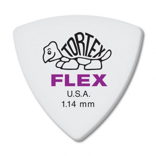 Медиаторы DUNLOP 456P1.14 TORTEX FLEX TRIANGLE PICK 1.14MM - JCS.UA