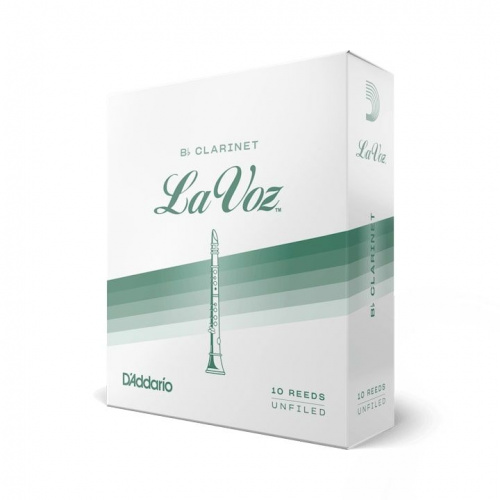 Трости для кларнета DADDARIO La Voz - Bb Clarinet Medium Soft - 10 Pack - JCS.UA
