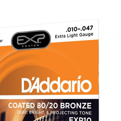 Струни DADDARIO EXP10 EXP 80/20 BRONZE EXTRA LIGHT 10-47 - JCS.UA фото 4