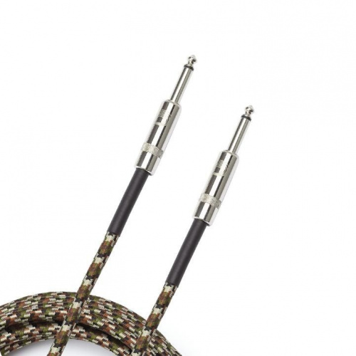 Инструментальный кабель D'ADDARIO PW-BG-10CF Custom Series Braided Instrument Cable - Camouflage (3m) - JCS.UA фото 2