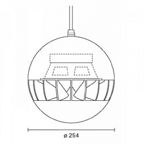 Сферический подвесной динамик FBT GB 820 T - JCS.UA фото 2