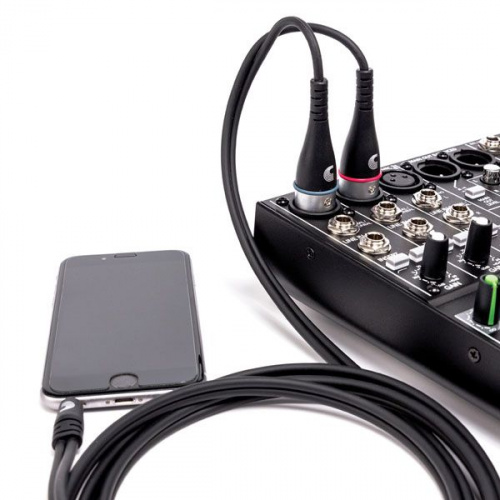 Кабель D'ADDARIO PW-MPXLR-06 Custom Series 1/8" to Dual XLR Audio Cable (1.8m) - JCS.UA фото 2