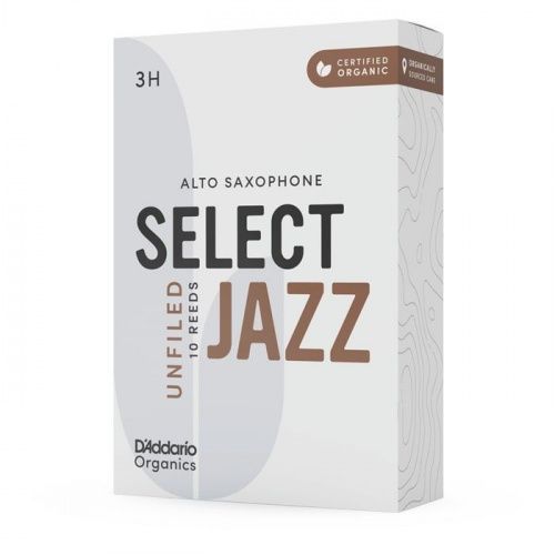 Тростини DADDARIO ORRS10ASX3H ORGANIC SELECT JAZZ - ALTO SAX UNFILED 3H - 10 PACK - JCS.UA