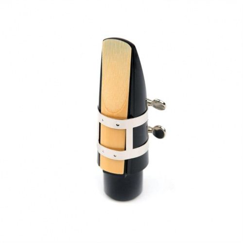 Лігатура + ковпачок для тенор-саксофона D'ADDARIO RICO LIGATURE & CAP FOR TENOR SAX, HARD RUBBER-STYLE Nickel-Plated - JCS.UA фото 4