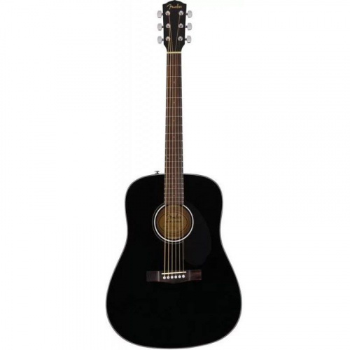 Акустична гітара FENDER CD-60S BLACK WN - JCS.UA