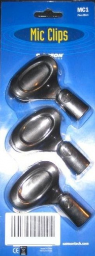 Набор микрофонных держателей Samson MC1 Mic Clip 3-Pack - JCS.UA фото 2