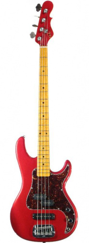 Бас-гитара G&L SB2 FOUR STRINGS (Candy Apple Red, maple, 3-ply tortoise shell) №CLF51001 - JCS.UA