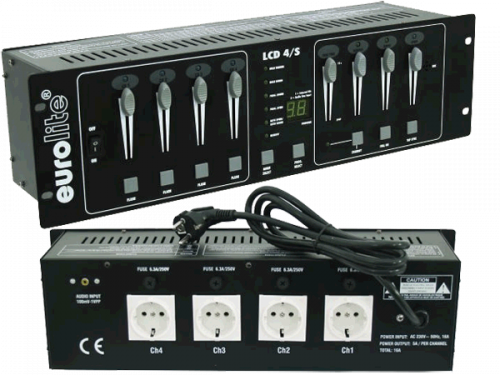 Контроллер EUROLITE LCD-4/S Dimmer controller - JCS.UA