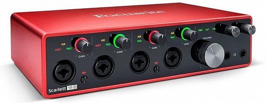 Новинка! Аудиоинтерфейс Focusrite Scarlett 18i8