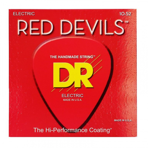 Cтруны DR STRINGS RDE-10/52 RED DEVILS ELECTRIC - BIG HEAVY (10-52) - JCS.UA