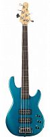 Бас-гитара G&L L2500 FIVE STRINGS (Emerald Blue, ebony, fretless) №CLF48200 - JCS.UA
