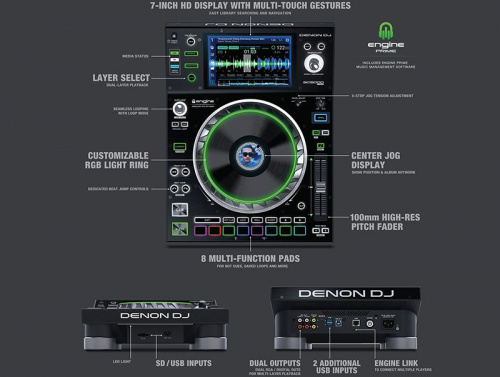 DJ-плеер Denon SC5000 Prime - JCS.UA фото 4