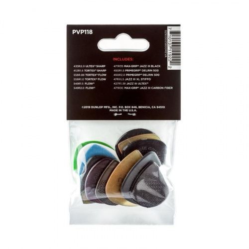 Медіатори Dunlop SHRED PICK VARIETY PACK PVP118 (12шт.) - JCS.UA фото 2