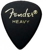 Набор медиаторов Fender 351 CLASSIC CELLULOID BLACK HEAVY 098-0351-506 - JCS.UA