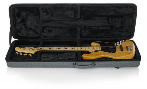 Кейс для бас-гитар GATOR GTR-BASS-GRY Grey Transit Lightweight Bass Guitar Case - JCS.UA фото 5