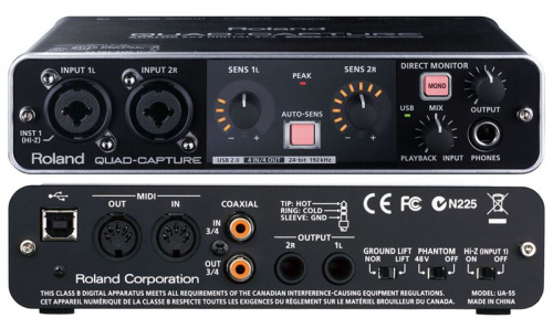 Аудио интерфейс ROLAND UA-55 Quad-Capture - JCS.UA фото 5