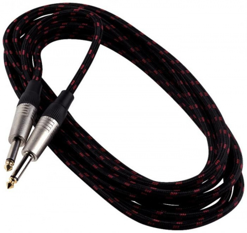 Інструментальний кабель ROCKCABLE RCL30205 TC C / Black Instrument Cable - Black Tweed (5m) - JCS.UA