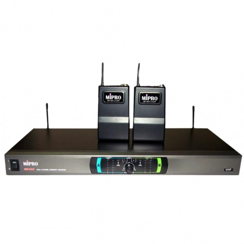 Радиосистема Mipro MR-823D/MT-801*2 (803.375 MHz/821.250 MHz) - JCS.UA