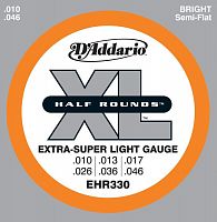 Струны D`ADDARIO EHR340 XL HALF ROUNDS LIGHT TOP/ HEAVY BOTTOM 10-52 - JCS.UA