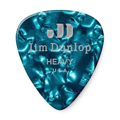 Набор медиаторов DUNLOP 483P11HV CELLULOID TURQUOISE PEARLOID PICK HEAVY - JCS.UA