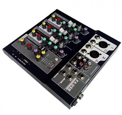Мини микшерный пульт Emiter-S F4-USB - JCS.UA Мини микшерный пульт Emiter-S F4-USB - JCS.UA