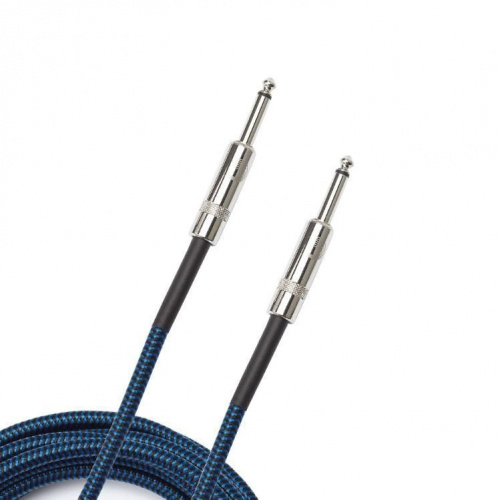 Инструментальный кабель D'ADDARIO PW-BG-10BU Custom Series Braided Instrument Cable - Blue (3m) - JCS.UA фото 2