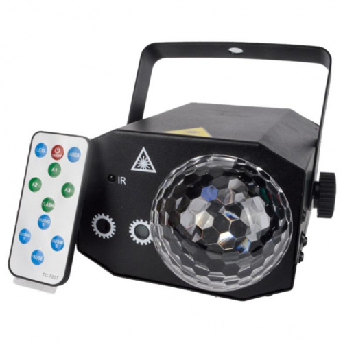 Світлодіодний LED прилад Free Color Magic Laser Ball - JCS.UA фото 2