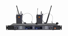 Беспроводная микрофонная система Emiter-S TA-U19P с наголовными микрофонами - JCS.UA
