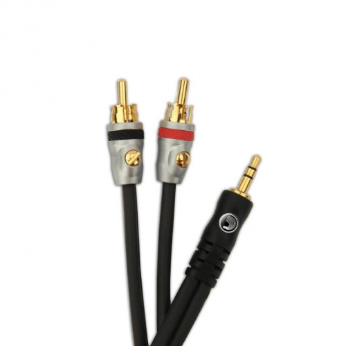 Кабель D'ADDARIO PW-MP-05 Custom Series Dual RCA to 3.5 Stereo Mini Jack Cable (1.5m) - JCS.UA