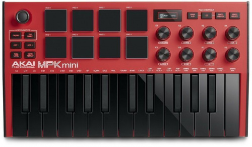 MIDI-контроллер Akai MPK Mini MK3 Red - JCS.UA фото 2