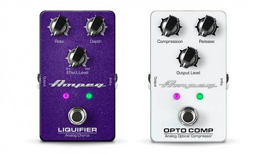 NAMM 2018! Гітарні педалі Ampeg Liquifier і Opto Comp