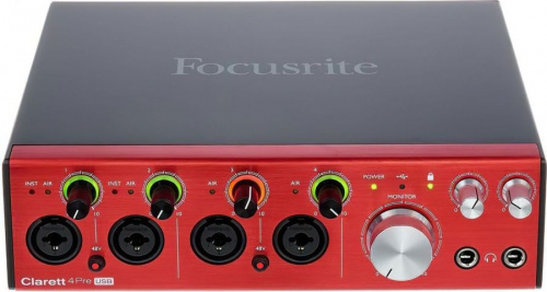 Аудиоинтерфейс Focusrite Clarett 4Pre USB - JCS.UA
