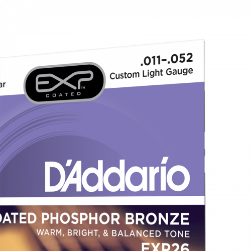 Струни D`ADDARIO EXP26 EXP PHOSPHOR BRONZE CUSTOM LIGHT 11-52 - JCS.UA фото 4