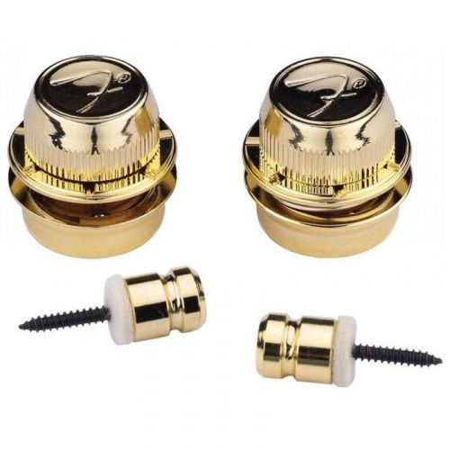 Стреплоки для гитары FENDER STRAP LOCKS GOLD PAIR FSLG1 - JCS.UA