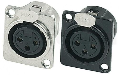 Гніздо GEWA Plug XLR (f) Black - JCS.UA