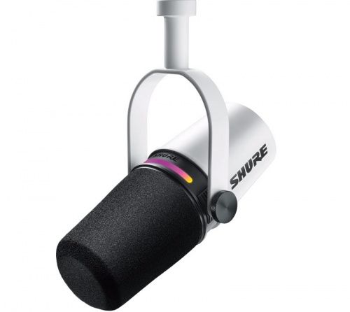 Микрофон Shure MV7+ White - JCS.UA