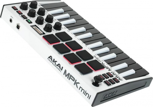 MIDI-клавиатура AKAI MPK MINI MK3 White - JCS.UA фото 6
