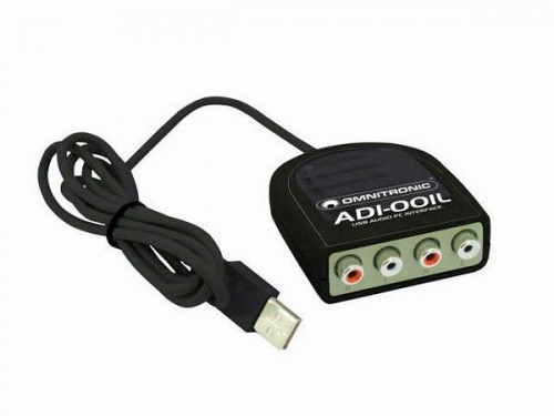Аудио USB интерфейс OMNITRONIC ADI-001L - JCS.UA