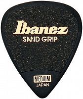 Медіатор IBANEZ PA14MSG-BK WIZARD MEDIUM SAND GRIP PICK BLACK - JCS.UA