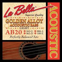 Струны для акустической бас-гитары La Bella AB20 45-100 - JCS.UA