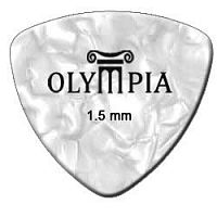 Медіатор OLYMPIA CELLULOID TRIANGLE 1.5MM (WHITE PEARL) - JCS.UA