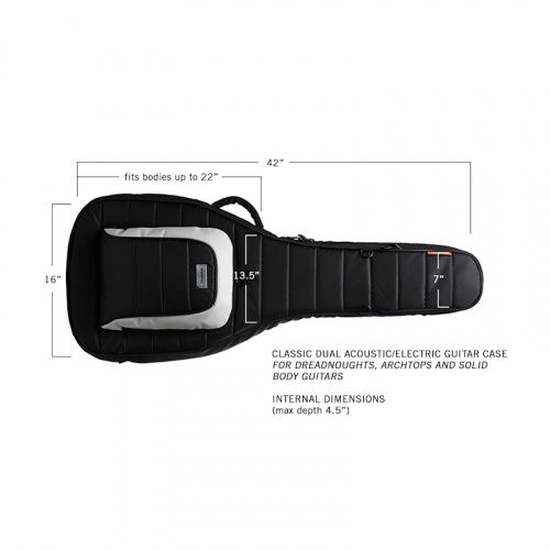 Чехол для гитары MONO M80-2A-BLK - JCS.UA фото 4