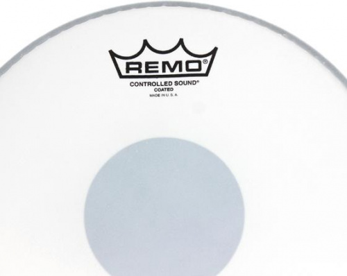 Пластик для барабана REMO CS 10" COATED BLACK DOT - JCS.UA фото 3