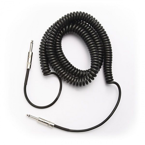 Инструментальный кабель D'ADDARIO PW-CDG-30BK Coiled Instrument Cable - Black (9m) - JCS.UA фото 3