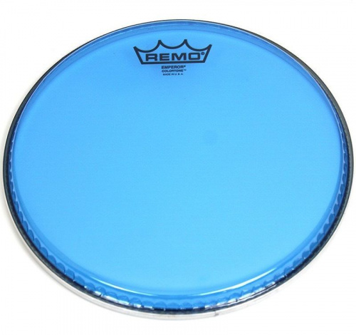 Пластик для барабана REMO EMPEROR 10" COLORTONE BLUE - JCS.UA
