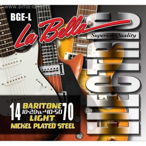 Струны для электрогитары La Bella BGE-L 14-70 - JCS.UA