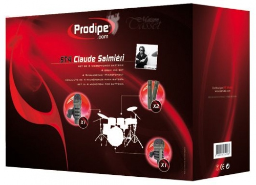 Микрофонный комплект для барабанов PRODIPE SALMIERI  ST-4 - JCS.UA фото 3
