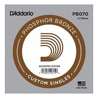 Струна D'ADDARIO PB070 Phosphor Bronze Wound 070 - JCS.UA